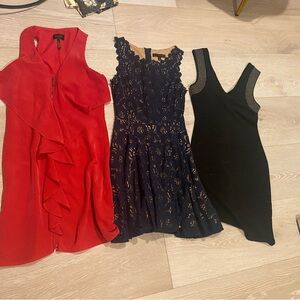 Elegant Red Sleeveless Dress